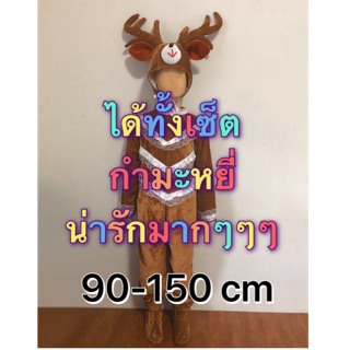 ชุดกวาง ชุดกวางเรนเดียร์ raindeer ชุดคริสมาส ชุดคริสต์มาส ชุดคริสมาต์