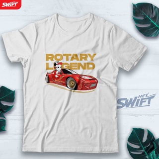 [COD]เสื้อยืด พิมพ์ลาย Rotary LEGEND MAZDA RX7 DISTROS-5XL