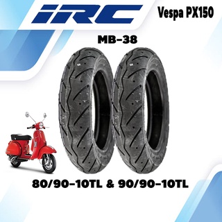 ยางมอเตอร์ไซค์Vespa PX150 ขนาด 80/90-10,90/90-10(ยางนอกไม่ใช้ยางใน) IRC MB38