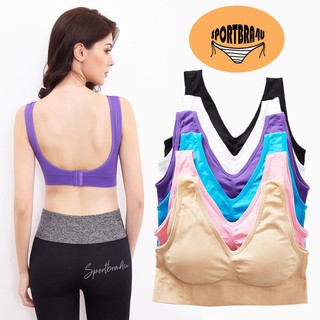 SB-115  [Sportbra4u]Sport bra บราไร้โครงตะขอหลัง บราผู้หญิงบราเพื่อสุขภาพ