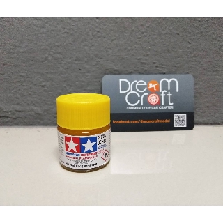 TAMIYA Acrylic Mini X-8 Lemon Yellow (สีสูตรน้ำอคริลิก Acrylic Color Paint DreamCraft Model)