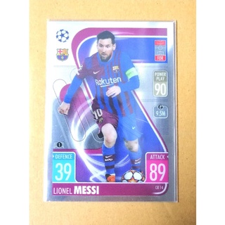 ลีโอเนล เมสซี่ LIONEL MESSI &gt;&gt; Match Attax 2021/22 UEFA Champions League (Chrome Preview)