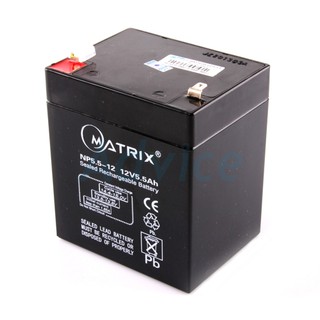 Battery 5.5Ah 12V Matrix BATTERY for UPS แบตเตอรี่ ประกัน 1Y