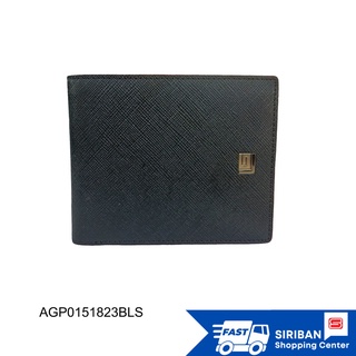 ของแท้100% Guy Laroche กระเป๋าสตางค์พับสั้น รุ่น AGP0151823BLS - ( สีดำ-แดง )