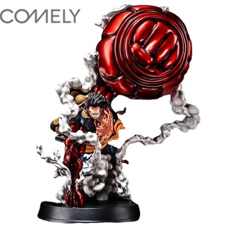 Comely พร้อมส่ง โมเดลฟิกเกอร์ One Piece Monkey D Luffy Gear4 One Piece Luffy Gear 4 4 ชิ้น