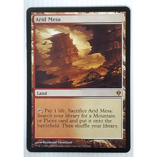 MTG Card Blue Core - Land - Arid Mesa 211/249 (Magic: The Gathering - English Proxy Card)