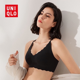 Uniqlo ผู้หญิง ระบายอากาศ และความชื้น ดูดซับ ชุดชั้นใน รวบรวม ป้องกันการหย่อนคล้อย ชุดชั้นในยางพารา