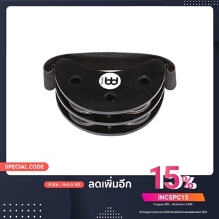 Meinl Foot Tambourine แทมมารีนแบบสวมเท้า รุ่น FJS2S-BK (Black)