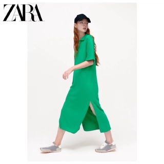 Zara polo dress ผ้ายืดเนื้อทออย่างดี งานตาม original