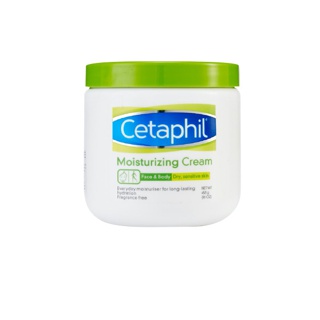 เซตาฟิล Cetaphil Moisturizing Cream ครีมบำรุงผิว ให้ความชุ่มชื้น คืนความแข็งแรงให้ผิวบอบบางแพ้ง่าย 453 g.