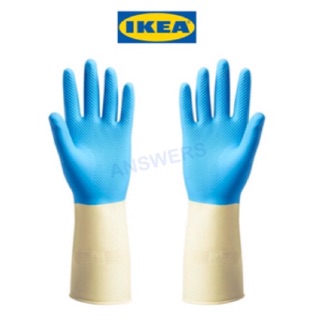 ถุงมือยาง IKEA(POTKES พอตเคส) น้ำเงิน, Size M