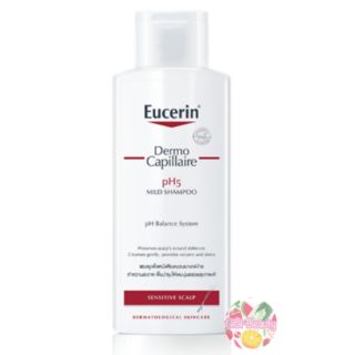 Eucerin Dermo Capillaire pH5 Mild Shampoo 250 ml ยูเซอรีน แชมพูสูตรอ่อนโยน