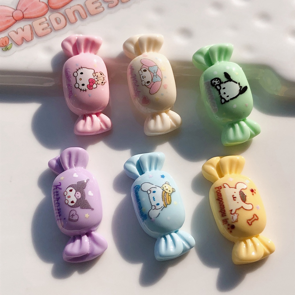 Candy Crocs Jibbitz Charm DIY อุปกรณ์เสริมสำหรับCrocs ติดได้ง่ายสำหรับรองเท้าCrocs