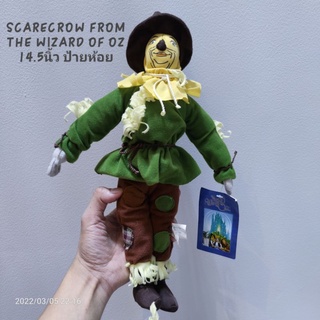 ตุ๊กตา หุ่นไล่กา ใน พ่อมดแห่งออซ SCARECROW FROM THE WIZARD OF OZ ขนาด14.5นิ้ว ป้ายห้อย มือ1 หายาก ลิขสิทธิ์แท้ งานสวยมาก