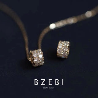 BZEBI สร้อยคอ ผู้หญิง สแตนเลส แฟชั่น เสานำโชคสร้อย 18k ทอง สแตนเลส แฟชั่นผู้หญิง แฟชั่นสไตล์เกาหลี ไม่ลอกดํา 18k สําหรับผู้หญิง 225n