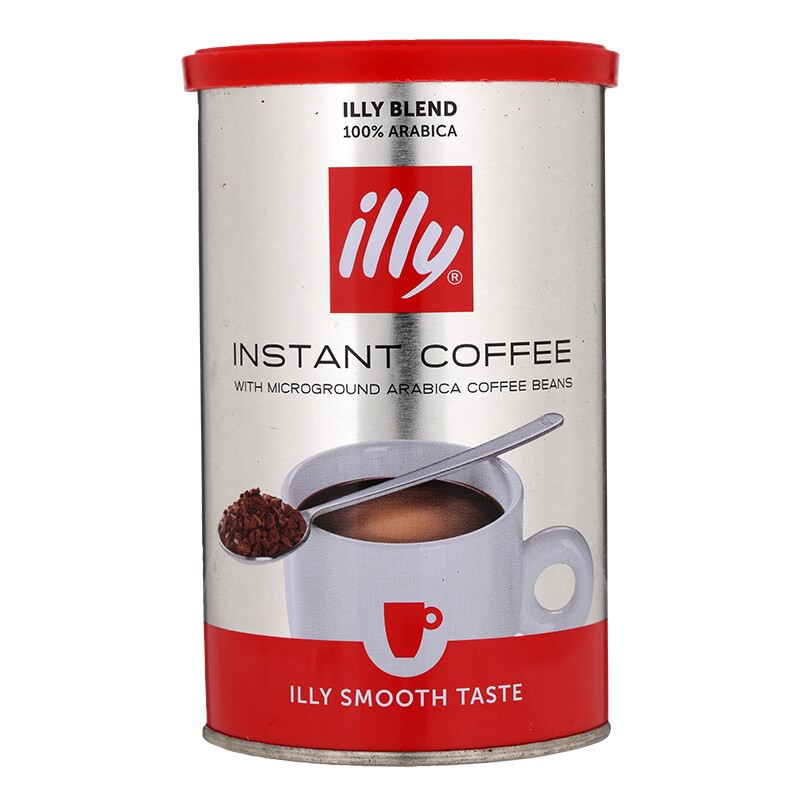 อิลลี่กาแฟสำเร็จรูปสมูทเทสต์ 95กรัม Illy Instant Coffee Smooth Taste 95g.