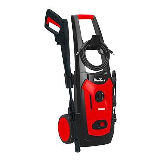 GIANTTECH เครื่องฉีดน้ำแรงดันสูง รุ่น KRAKEN กำลัง 1600 วัตต์ แรงดัน 120 บาร์ สีแดง - ดำ เครื่องฉีดน