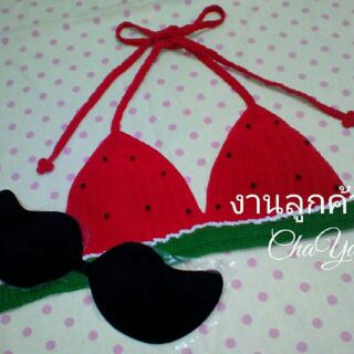 Bikini crochet บิกินี่ถัก บิกินี่ บราถัก👙