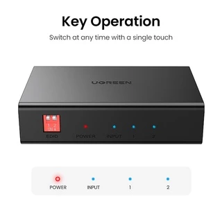 UGREEN HDMI Splitter 4K60Hz สวิทช์ 1 ใน 2 Out HDMI 2.0 อะแดปเตอร์ HDMI Switcher สําหรับ PS4/Xbox 360/Switch/Macbook/TV