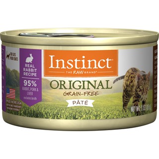 อาหารเปียกแมวระดับ 6 ดาว Instinct Original Grain-Free Pate Real Rabbit Recipe มี 2 ขนาด