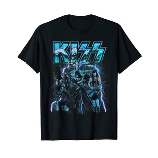 Kiss เสื้อยืดลําลอง ผ้าฝ้าย 100% แขนสั้น คอกลม พิมพ์ลาย KB47 lelaki สีดํา พลัสไซซ์ XS-XXXL สําหรับผู้ชาย คู่รัก ของขวัญวันเกิด