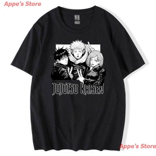 【ผ้าฝ้ายแท้】Appes Store 2022 Jujutsu Kaisen มหาเวทย์ผนึกมาร เสื้อยืดผ้าคอตตอน Itadori Yuji Ryomen Sukuna Megumi Fushigu