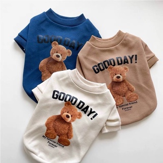 พร้อมส่ง🧸🌷 เสื้อ Teddy Bear  สำหรับน้องแมว สุนัข และสัตว์เลี้ยง