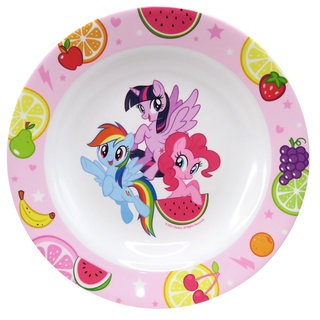 My Little Pony Fruity จานเมลามีนลึก (8 นิ้ว)