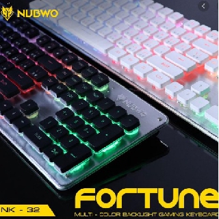 NUBWO NK-32 Fortune Gaming Keyboard คีย์บอร์ดเกมมิ่ง