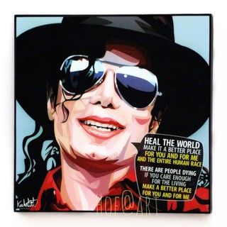 Michael Jackson #3 MJ ไมเคิล แจ็คสัน นักร้อง รูปภาพ​ติดผนัง pop art กรอบรูป คำคม แต่งบ้าน ของขวัญ ของสะสม รูปภาพ