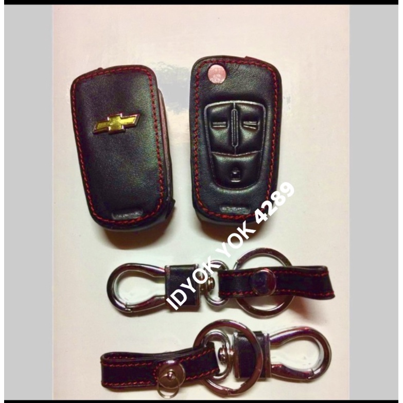 หุ้มกุญแจหนังรถยนต์CHEVROLET CAPTIVA ใช้กับกุญแจ Chevrolet แคปติว่าเท่านั้น