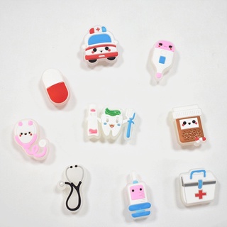 Croc Jibz Pins อุปกรณ์ทันตแพทย์ หลากสีสัน DIY