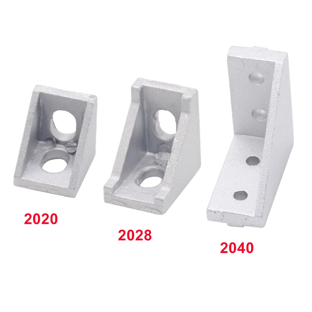 ตัวยึดมุมอลูมิเนียม 20X20 20X28 20x40 L 2020 2028 2040