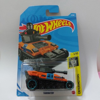 รถเหล็ก Hotwheels TANKNATOR สีส้ม เบอร์ 21 (ib26)