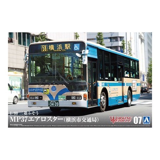 Aoshima 1/80 Mitsubishi Fuso Aero Star MP37 (LKG-MP37FK) 2010 Yokohama City Bus