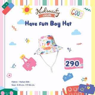 Have fun Boy Hat Col1 : ตัวต่อแห่งความสนุก Let’s have fun together