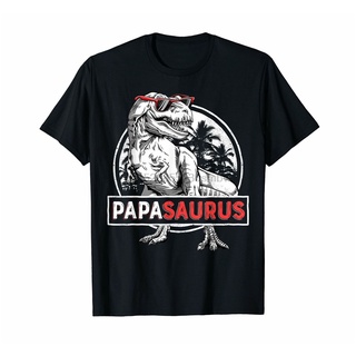 GILDAN 【เสื้อผ้าปาร์ตี้】เสื้อยืด ผ้าฝ้าย 100% พิมพ์ลายไดโนเสาร์ Papasaurus สําหรับผู้ชายSize S-5XL