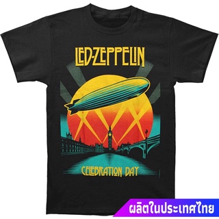 เสื้อยืดคอกลมcrew neckผู้ชาย Led Zeppelin - Celebration Day - Adult T-Shirt sale เสื้อยืดผ้าฝ้ายS-4XL