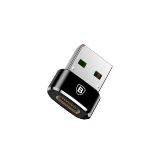 ถูก/แท้Baseus หัวแปลง 3A Type C เป็น USB อะแดปเตอร์ อแดปเตอร์ Adapter Type C Female to USB Male