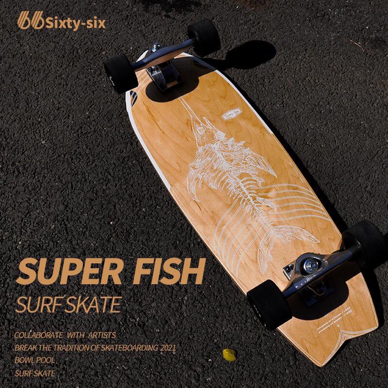 Sixty-Six Surfskate "Superfish" S-PRO 30"