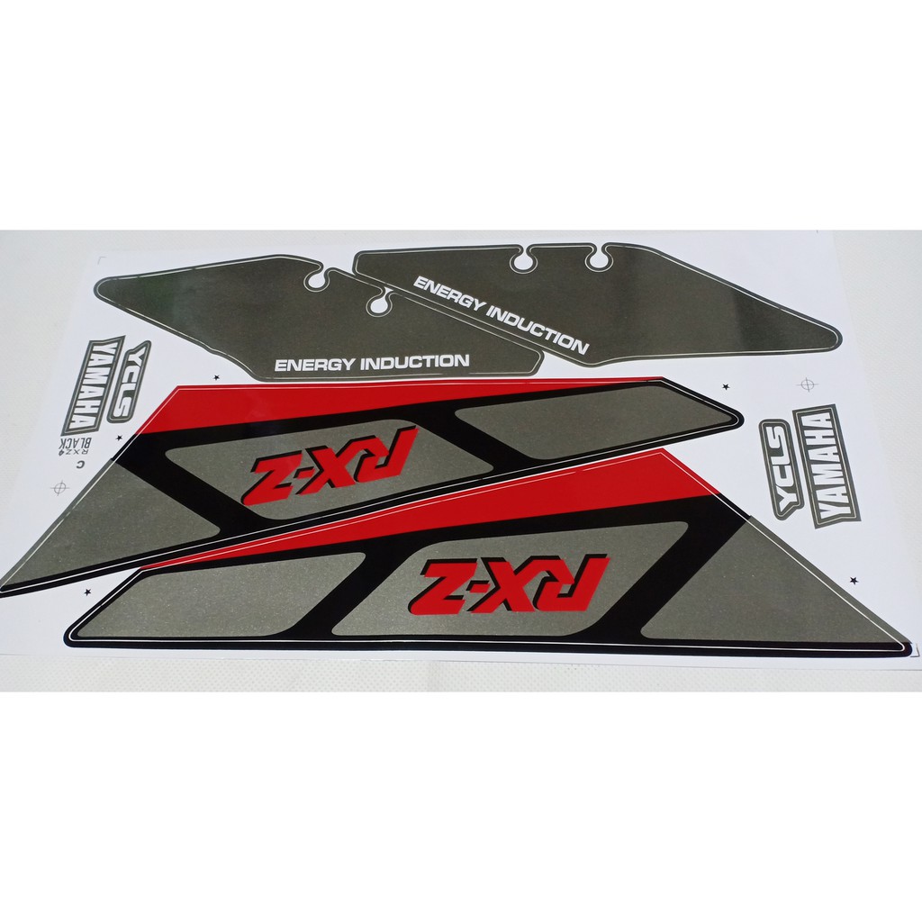 สติ๊กเกอร์ร่างกาย OLD RXZ. YAMAHA RXZ MILE BODY STRIPING BLACK (CODE 4 BLACK) - SG MOTOR