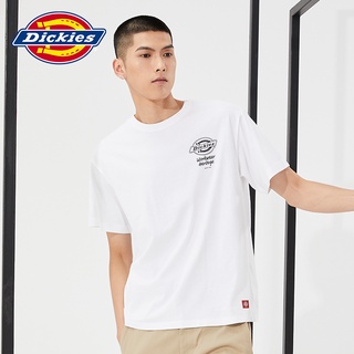 Dickies ใหม่ เสื้อยืดแขนสั้นลําลอง ผ้าฝ้ายแท้ พิมพ์ลาย แฟชั่นฤดูร้อน สําหรับผู้ชาย คู่รัก 10364