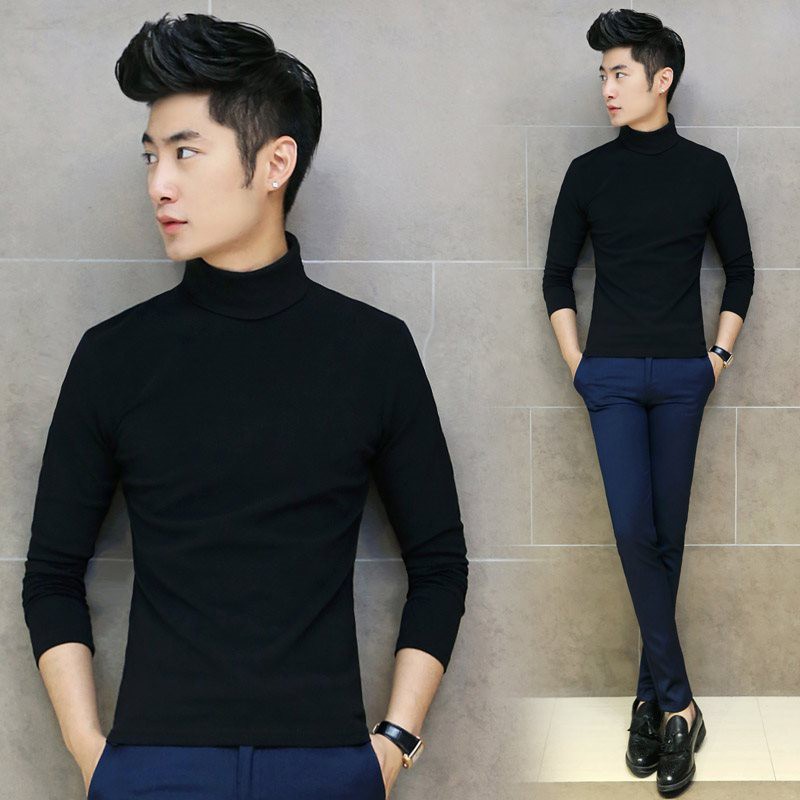easy เสื้อแขนยาวผู้ชายคอเต่า รุ่น 3094