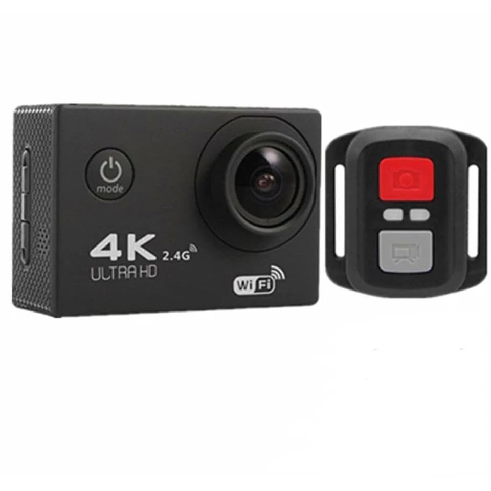 กล้องกันน้ำ กล้องถ่ายใต้น้ำ กล้องติดหมวก 4k Ultra Action Camera With Remote thumbnail 4