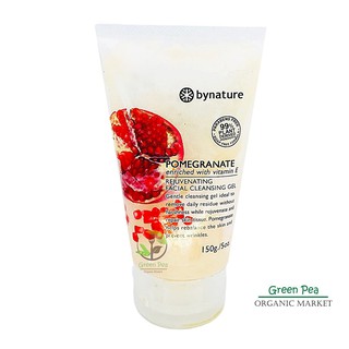 bynature , เจลล้างหน้าสารสกัดทับทิม 150g.  Pomegranate Cleansing Gel