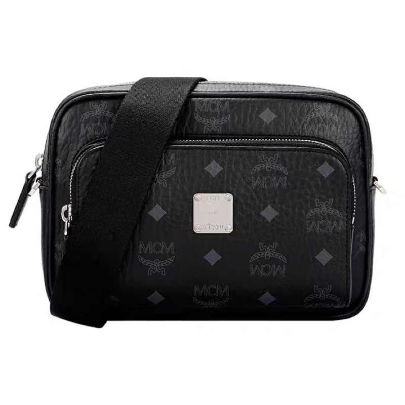 กระเป๋าสะพายข้าง MCM Klassik Crossbody in Visetos Black mini สีดำ พร้อมส่ง แท้💯%