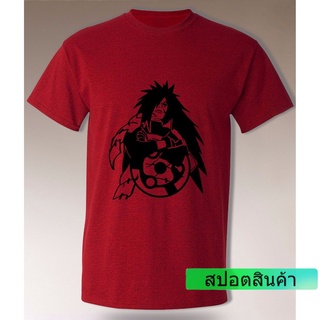 ราคาต่ำสุด!! เสื้อยืด ผ้าฝ้าย พิมพ์ลายอนิเมะนารูโตะ Madara Uchiha T Sharingan Akatsuki  Diy สําหรับผู้ชาย666