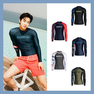 [ผช] เสื้อว่ายน้ำ แขนยาว กันUV Odd Rashguard Top 2020 BARREL GG.SWIMWEAR