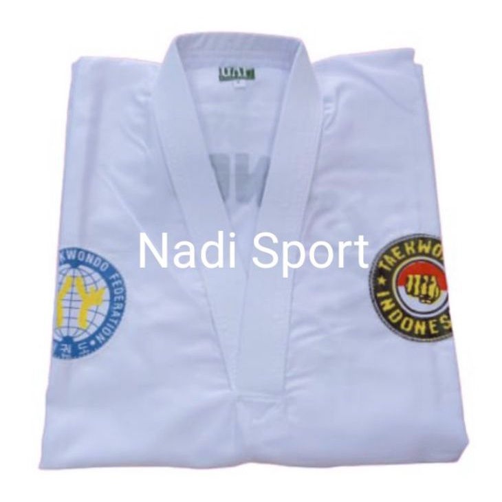 GAP White Collar ผู้ใหญ่ Taekwondo Dobok White Collar ผู้ใหญ่ Taekwondo เสื้อศิลปะการต่อสู้