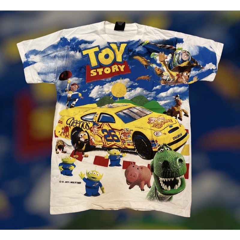 เสื้อยืด OVP beลายการ์ตูน TOY STORY สไตล์ปี90s